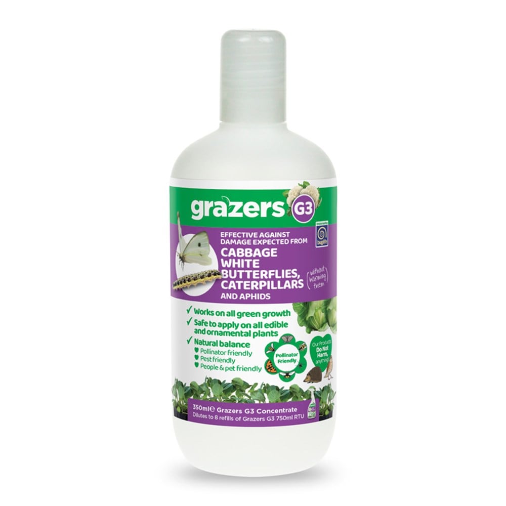 Grazers G3 cabbage white butterflies/caterpillars & aphids deterrent concentrate