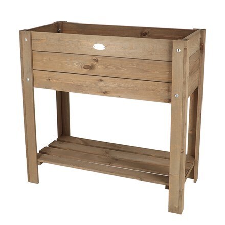 Large wooden raised bed