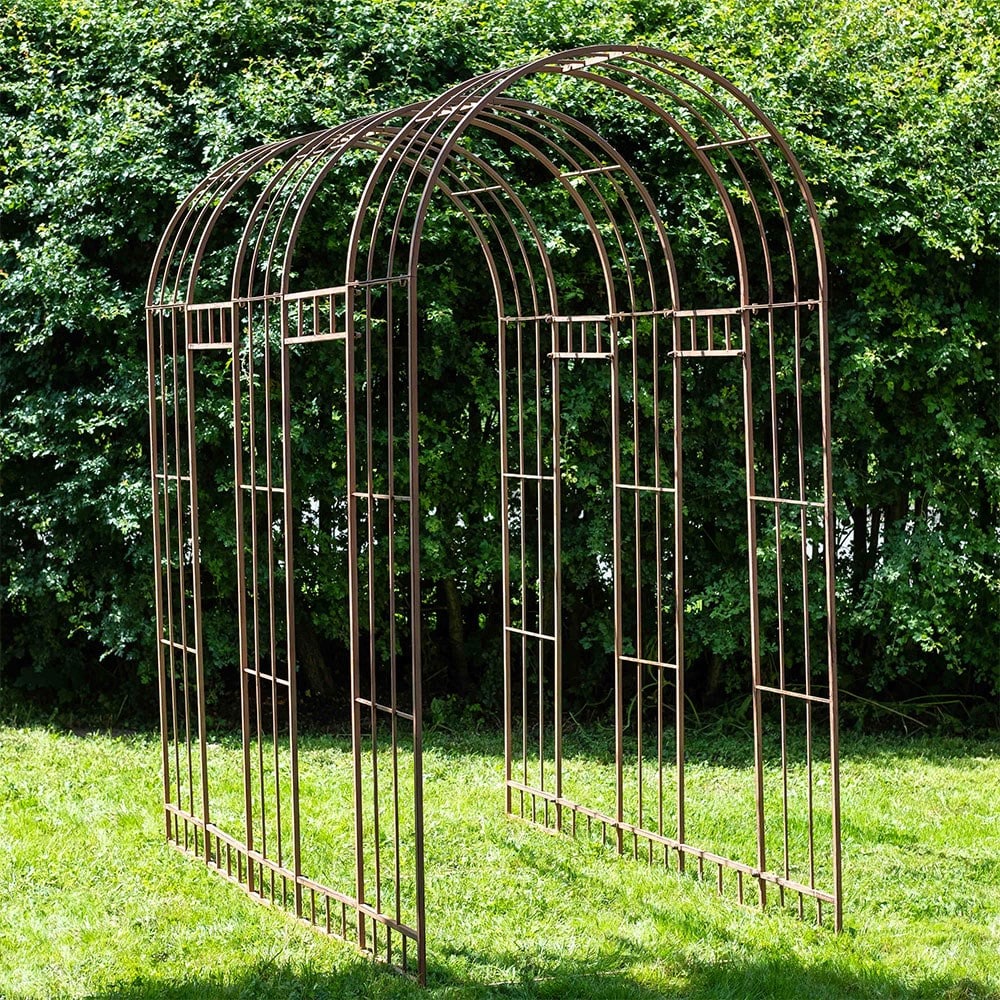 Garden arch tunnel - rust