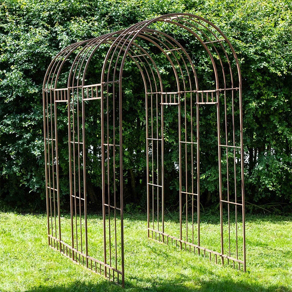Garden arch tunnel - rust