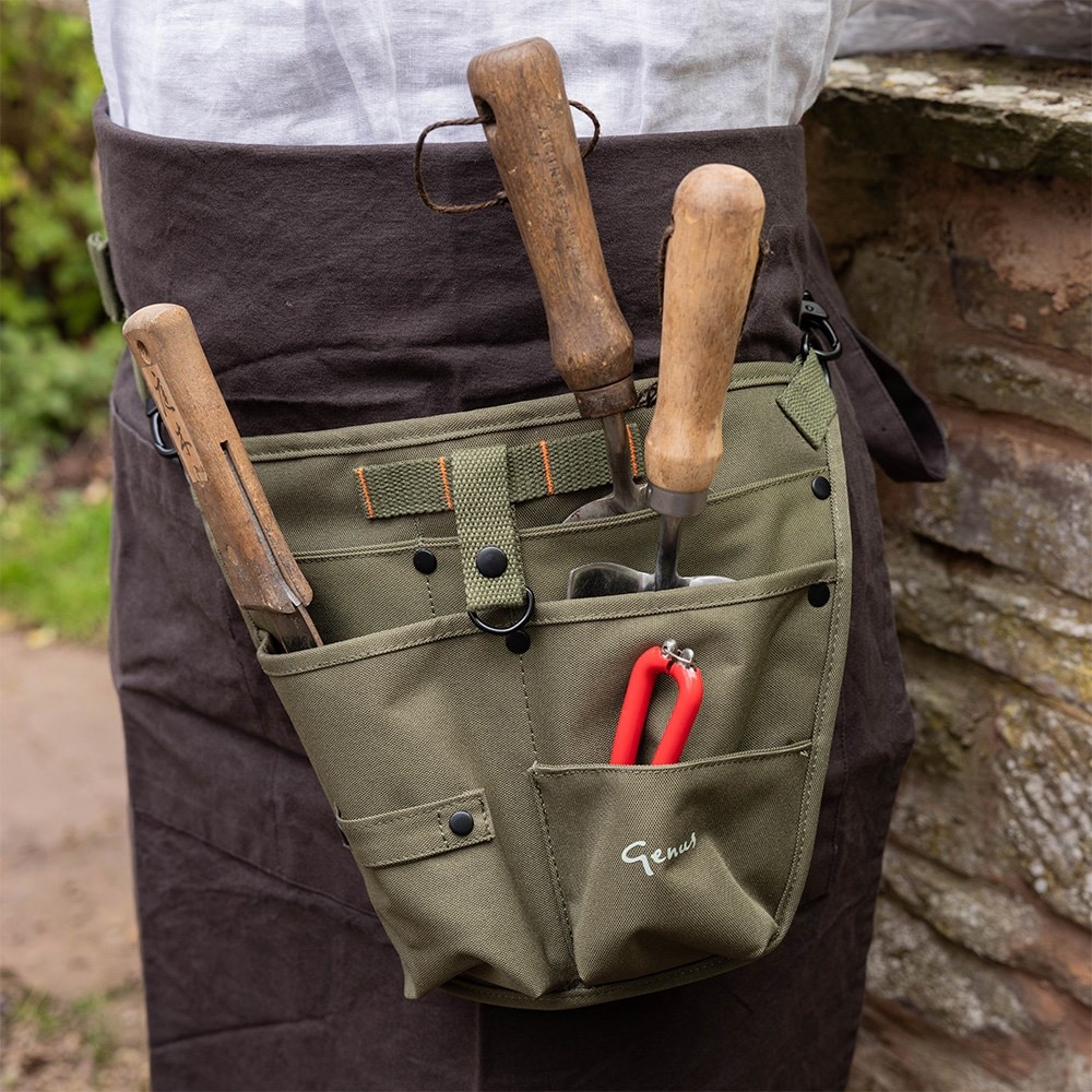 Genus RHS gardening tool holster - olive green