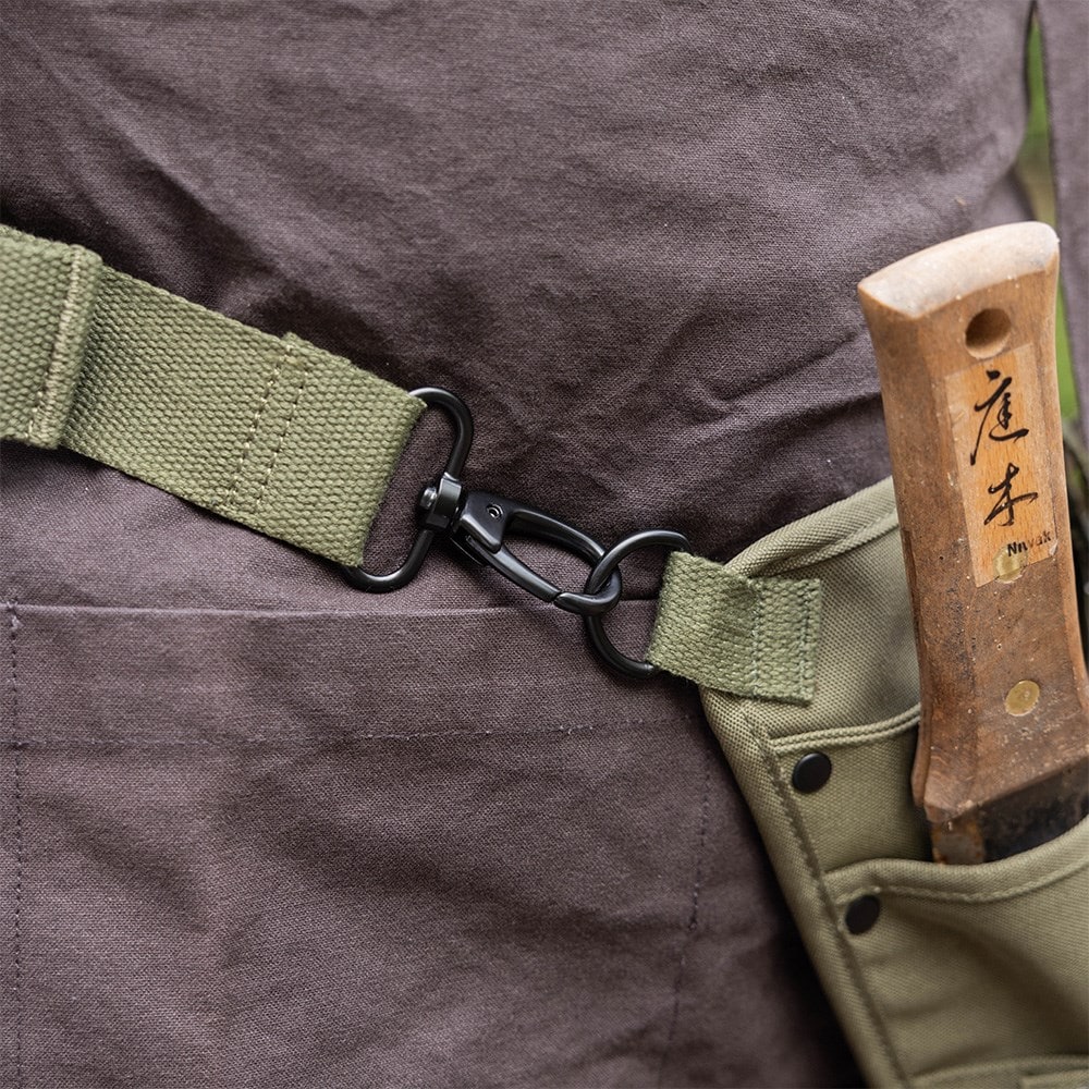 Genus gardening tool holster - olive green