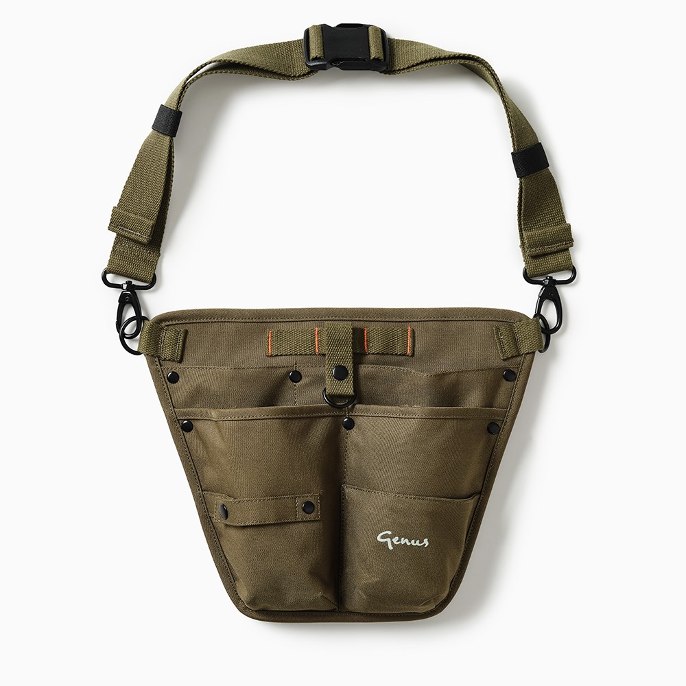 Genus gardening tool holster - olive green