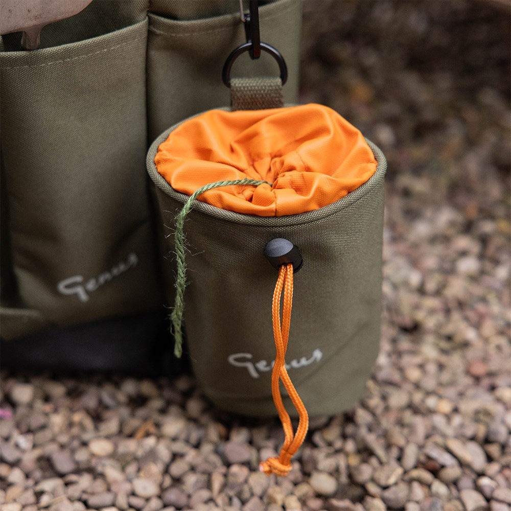 Genus twine pouch - olive green