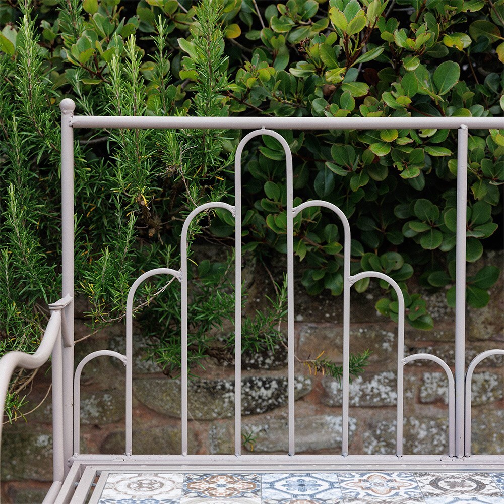 Mosaic tile bench