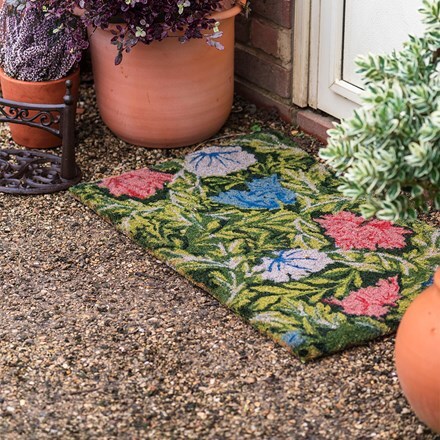 Botanical coir doormat
