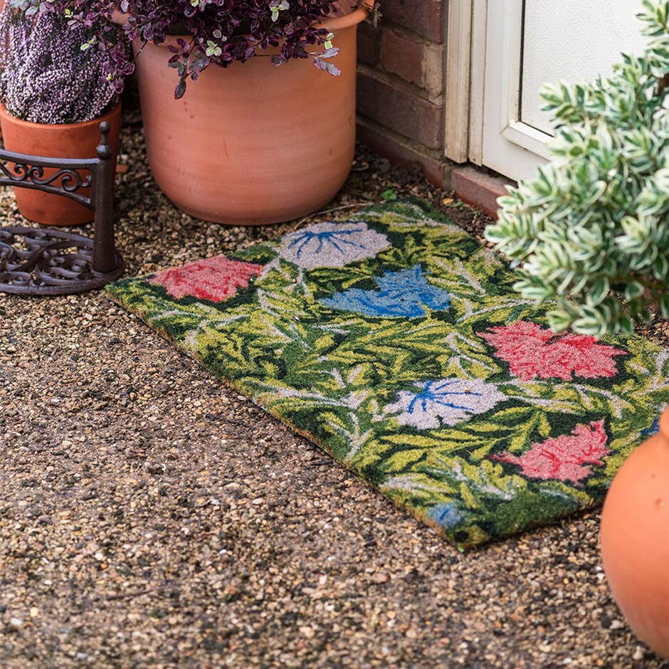 Botanical coir doormat