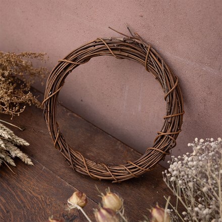 Natural vine wreath