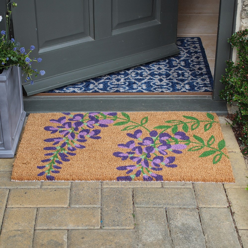 RHS wisteria coir doormat