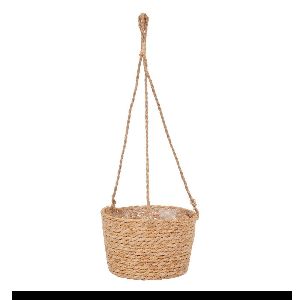 Woven hanging basket