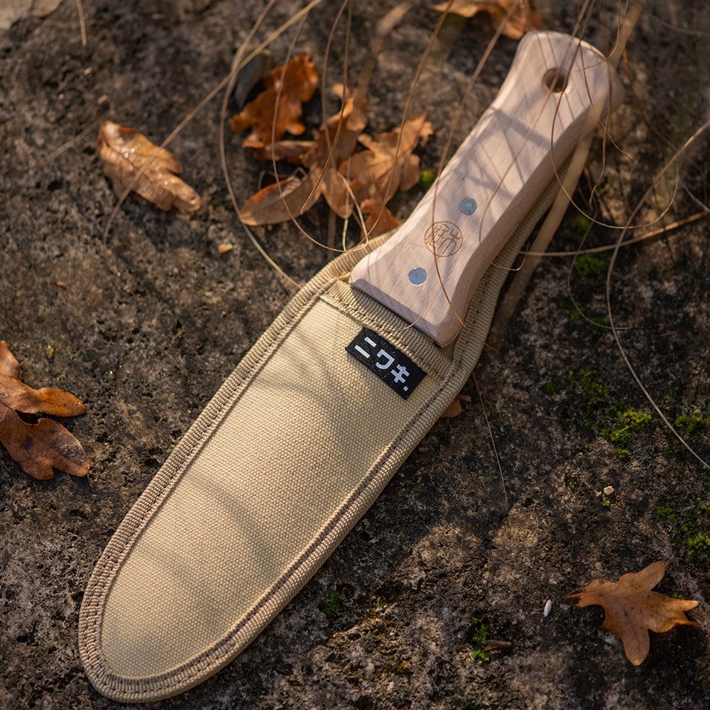 Niwaki s-type hori hori with canvas sheath