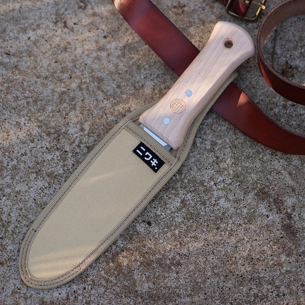 Niwaki s-type hori hori with canvas sheath