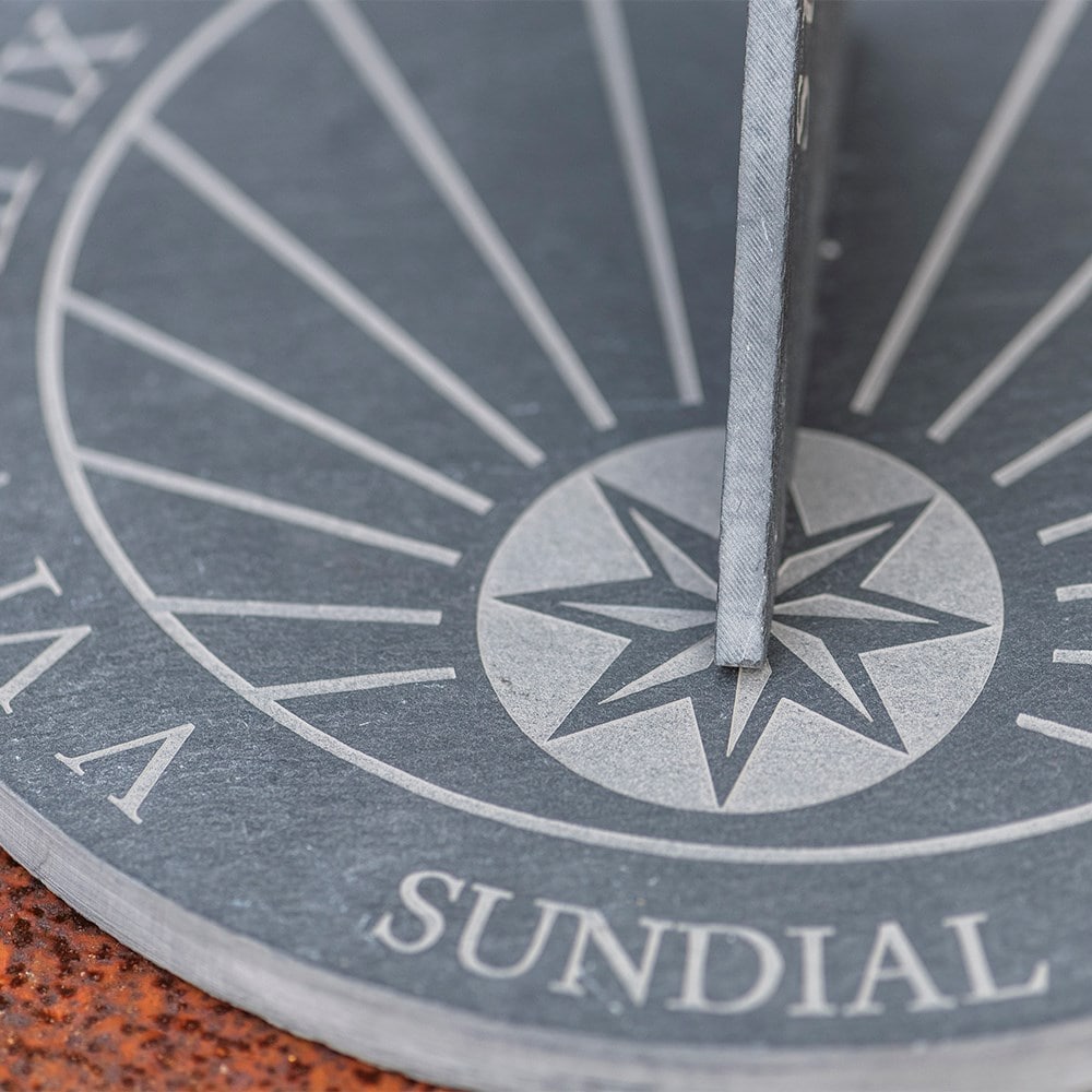 Slate sundial