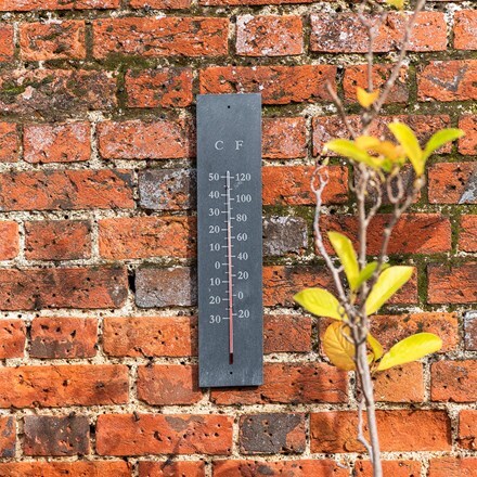 Slate thermometer