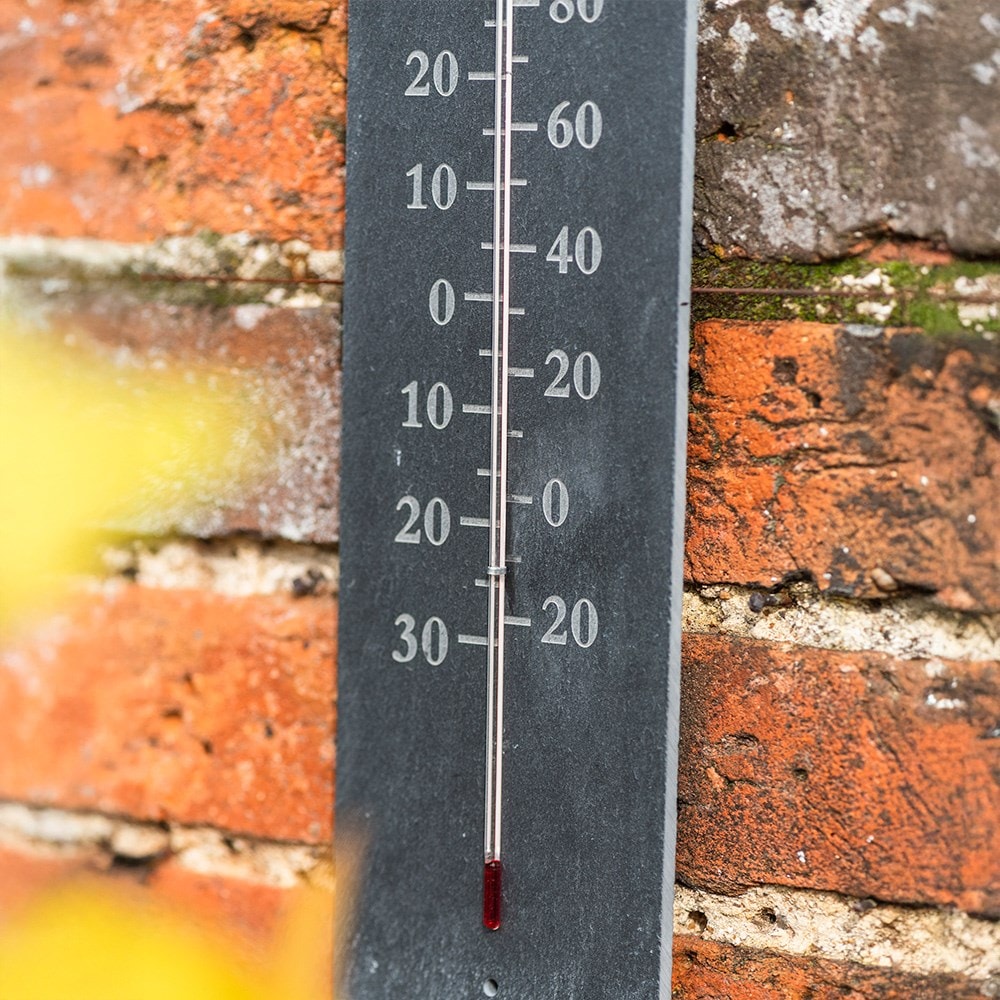 Slate thermometer