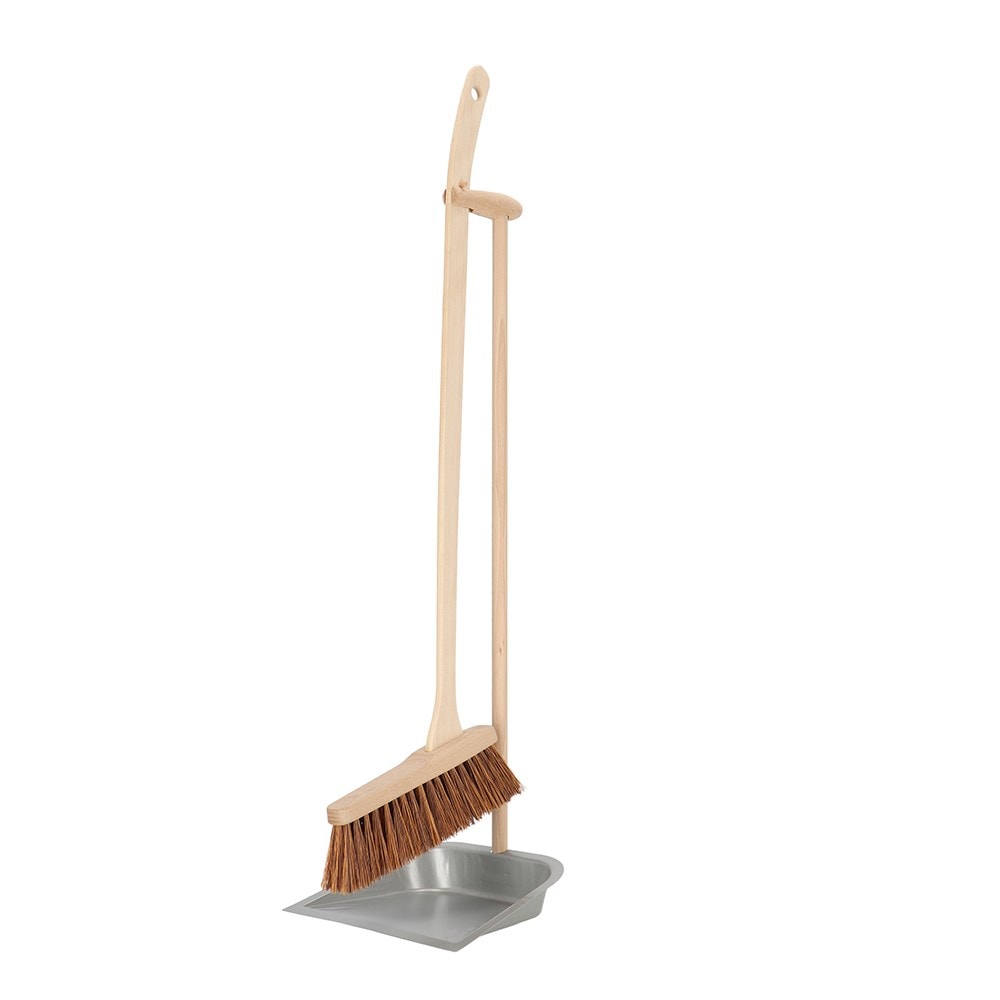 Long handled dustpan and brush