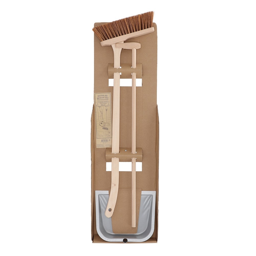 Long handled dustpan and brush