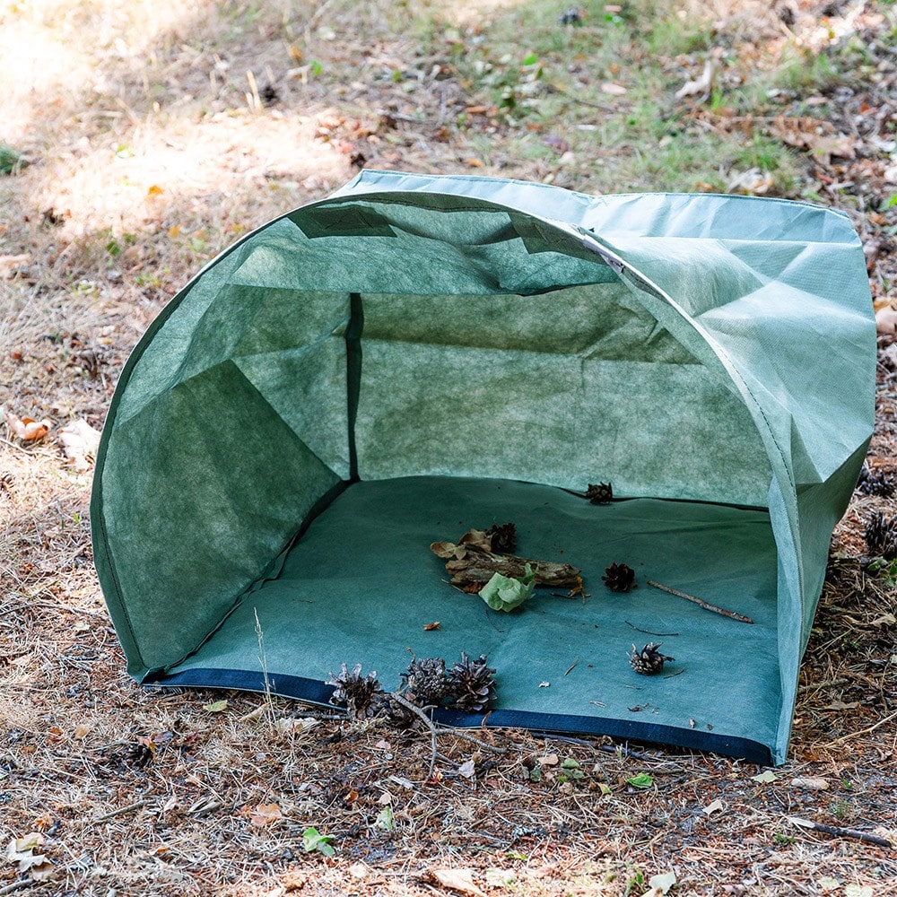 Leaf collector bag with handle