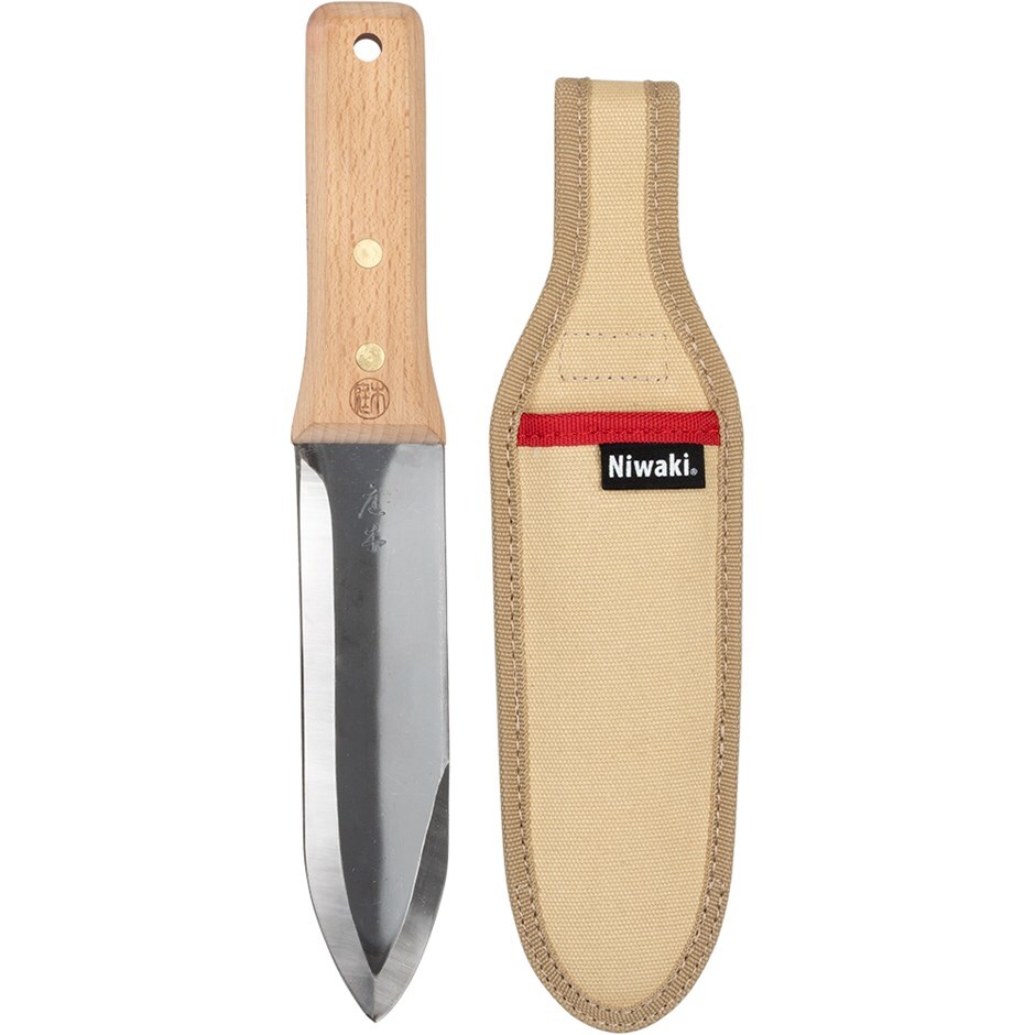Niwaki hori hori pro weeding trowel & canvas sheath