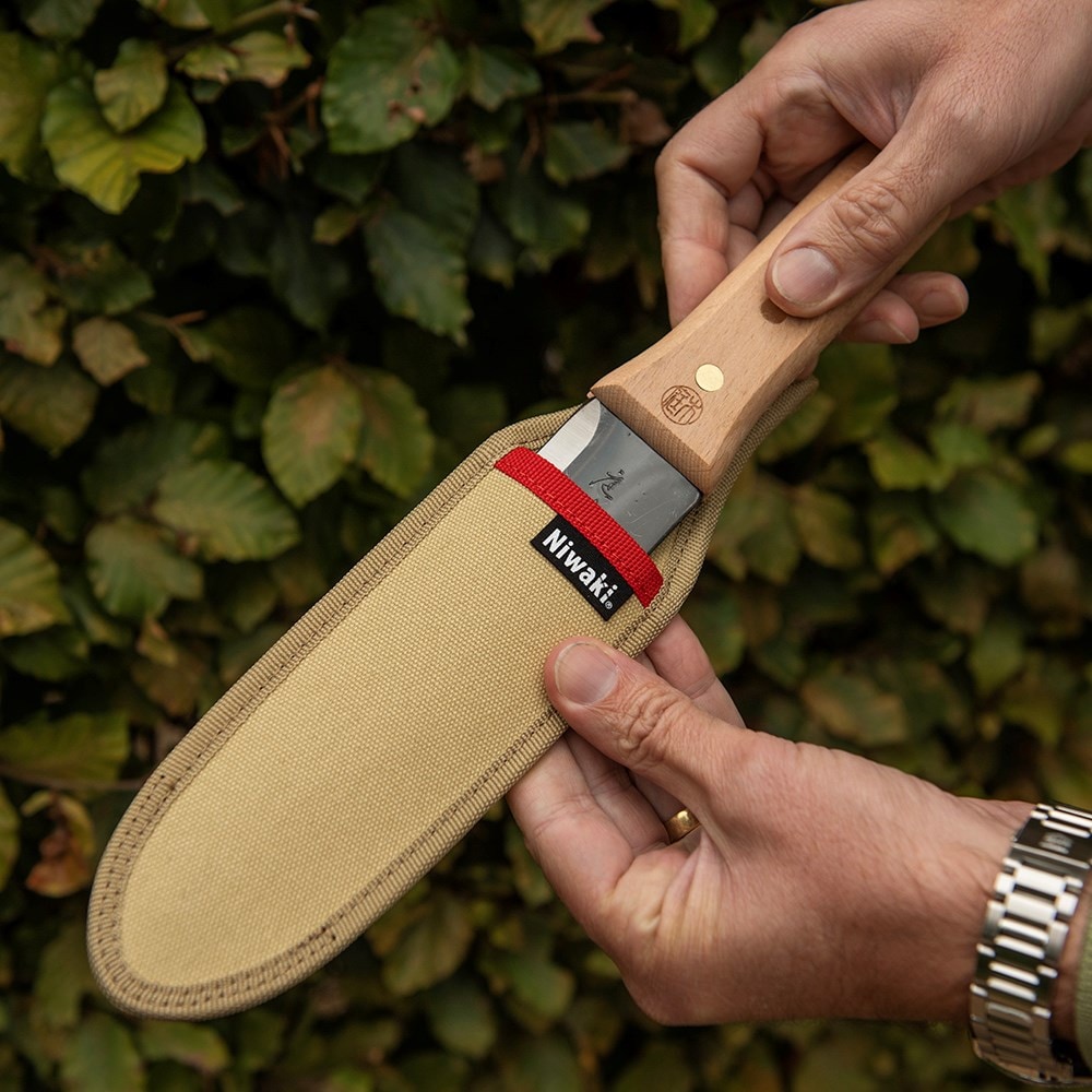 Niwaki hori hori pro weeding trowel & canvas sheath