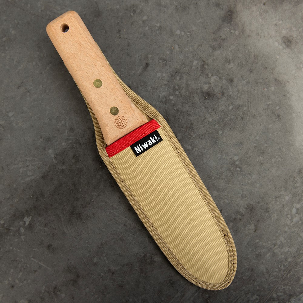 Niwaki hori hori pro weeding trowel & canvas sheath