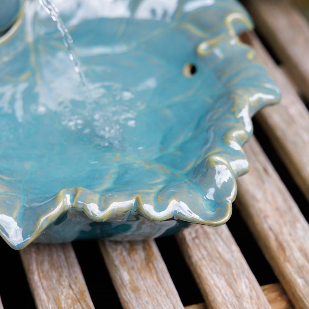 Ceramic bird water feature