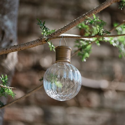 Solar firefly bulb light