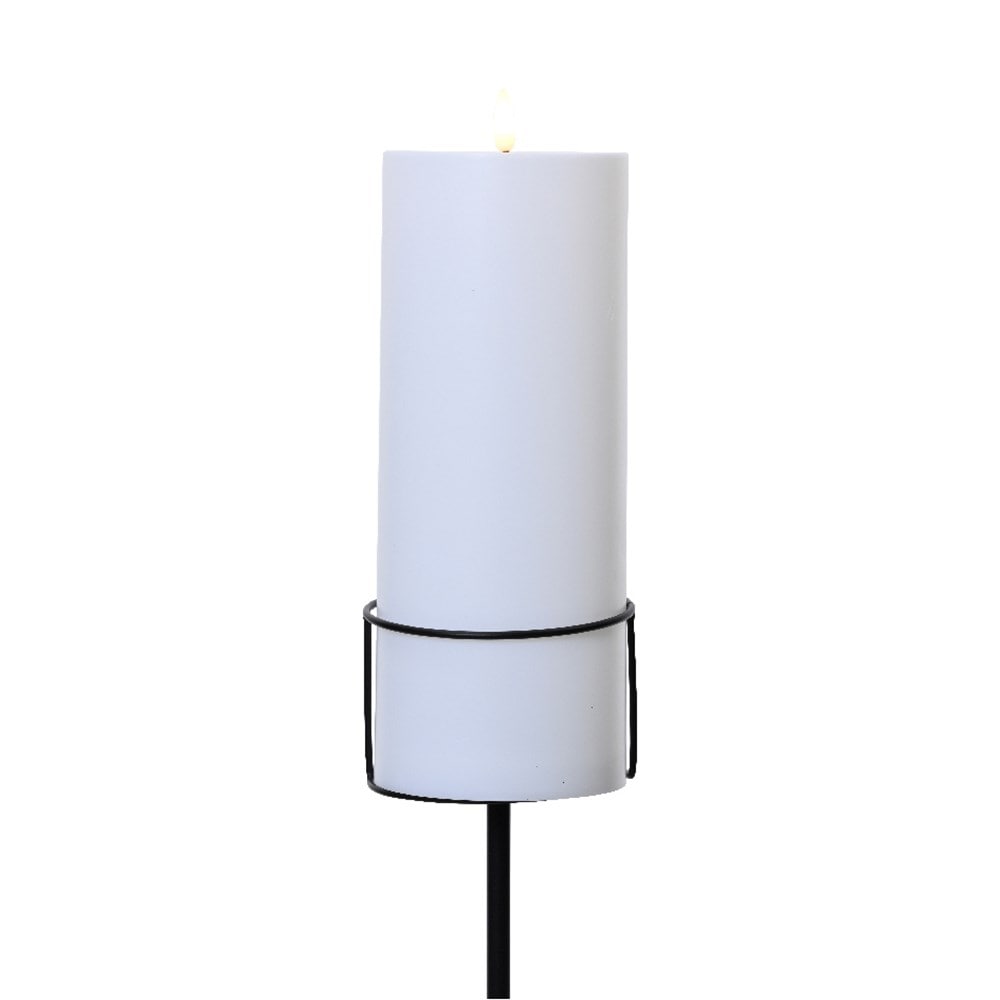 Outdoor LED candle on stake
