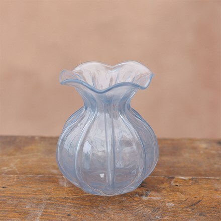 Bud glass vase - light blue