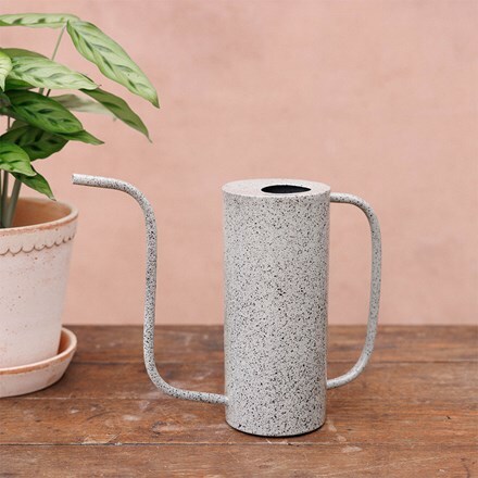 Indoor speckled watering can - grey