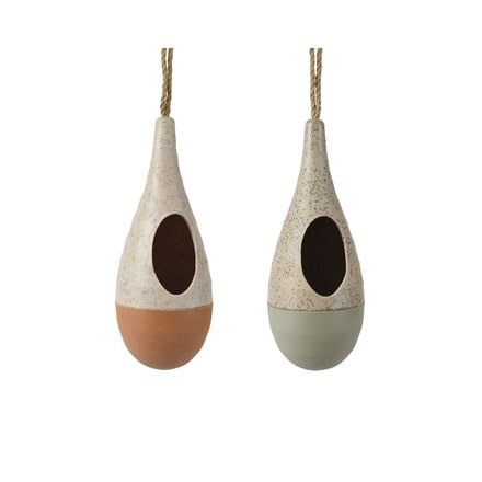 Recycled bamboo bird nester