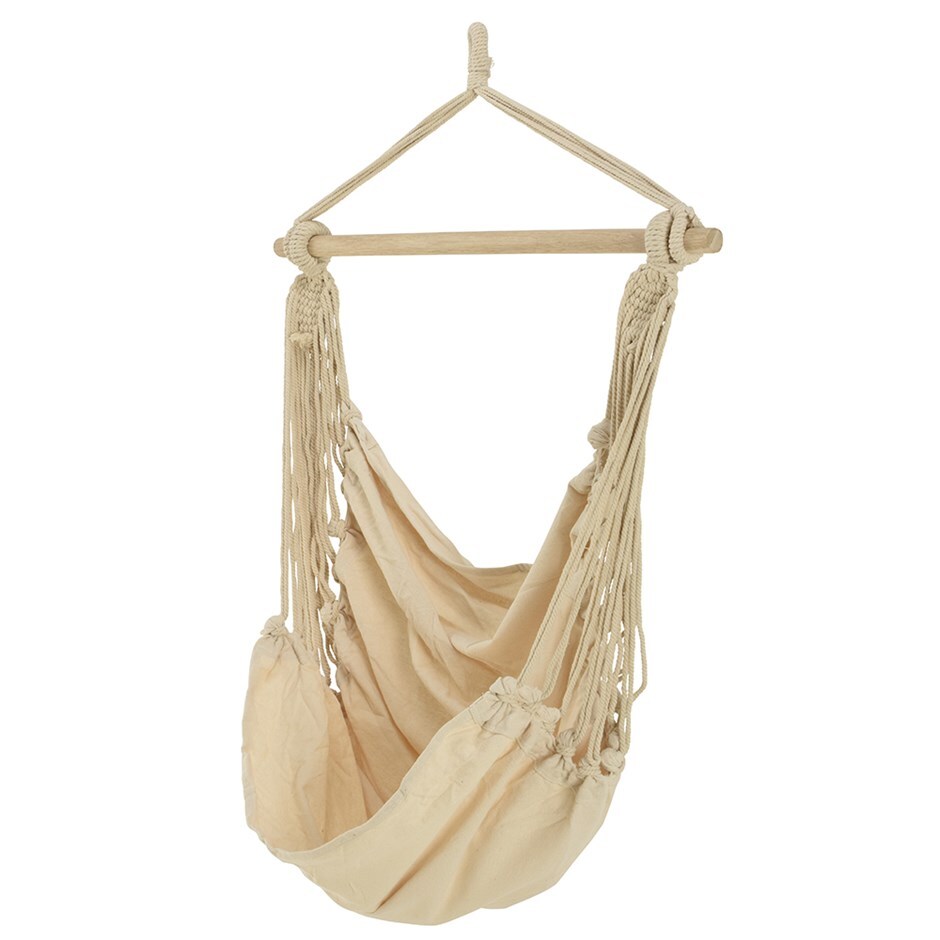 Birch frame hanging chair