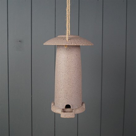 Sustainable seed bird feeder - coffee