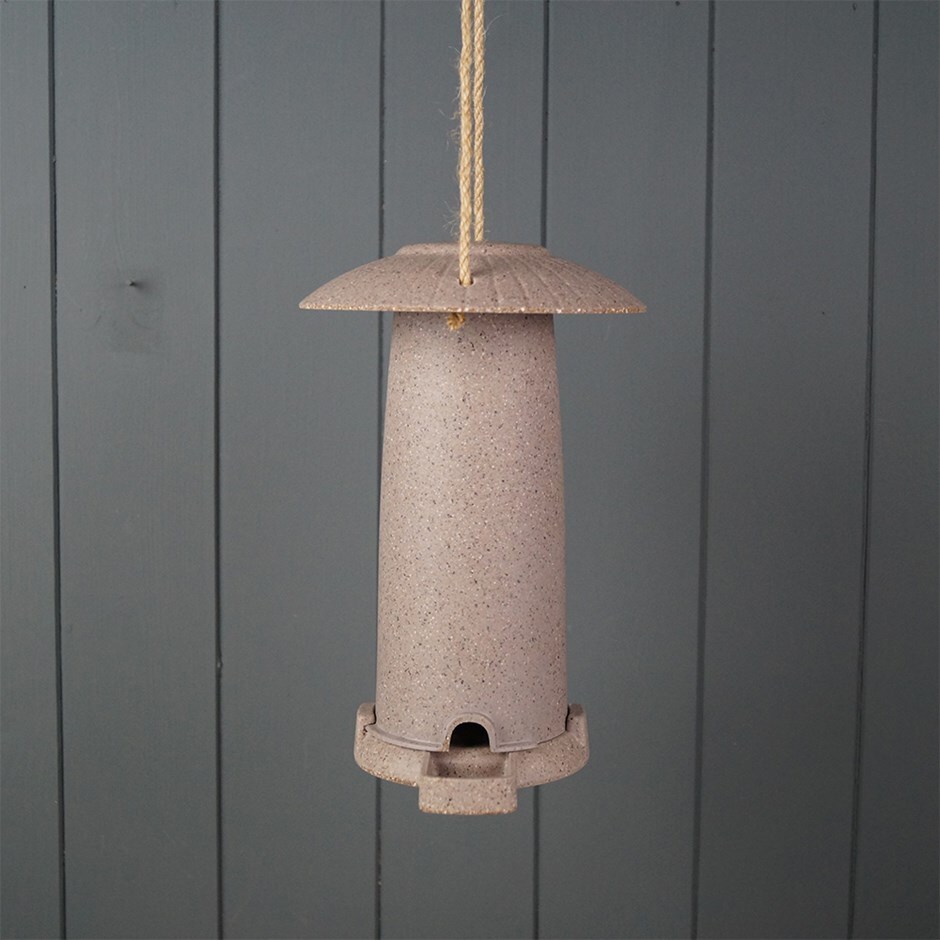 Sustainable seed bird feeder - coffee