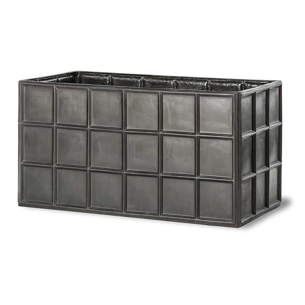 Lightweight lead effect trough planter