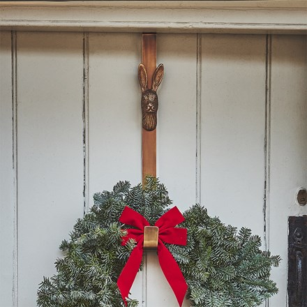 Hare wreath hanger