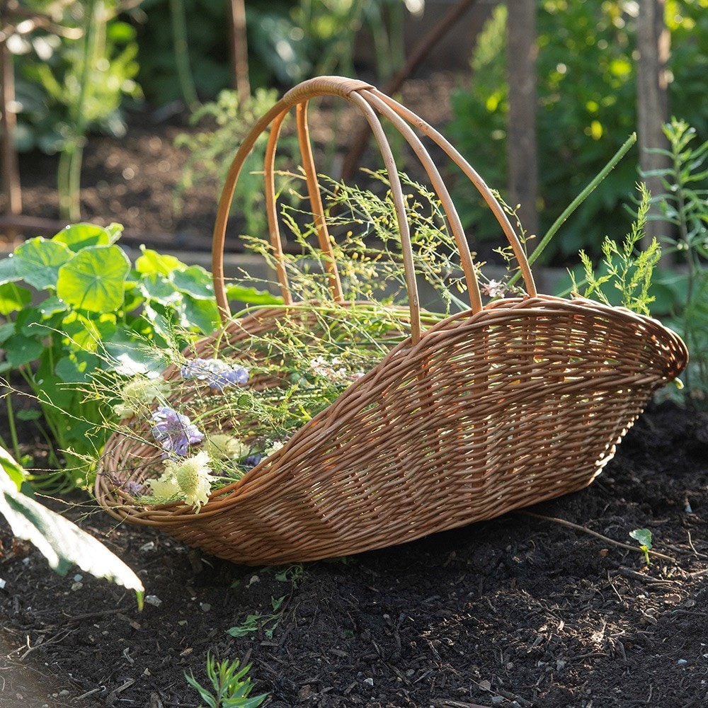 Kitchen garden flower trug