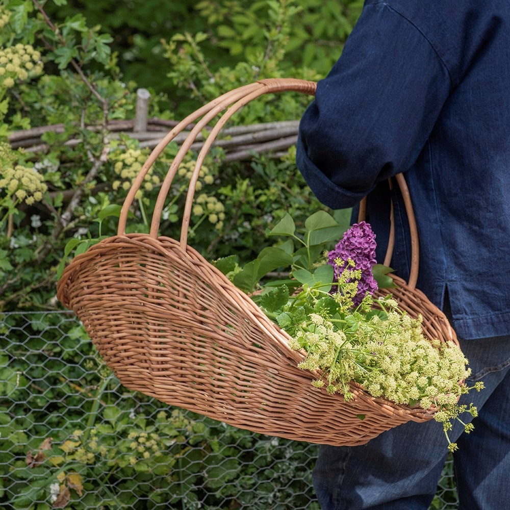Kitchen garden flower trug