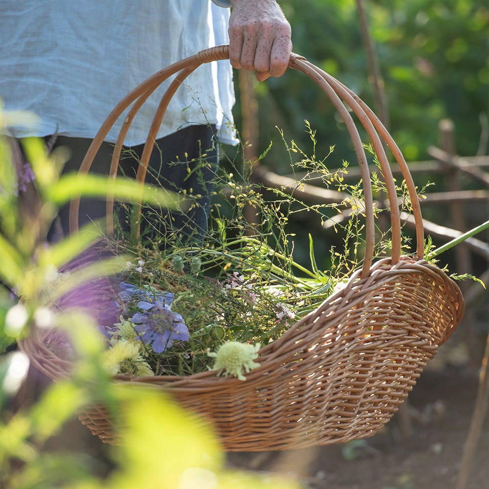 Kitchen garden flower trug