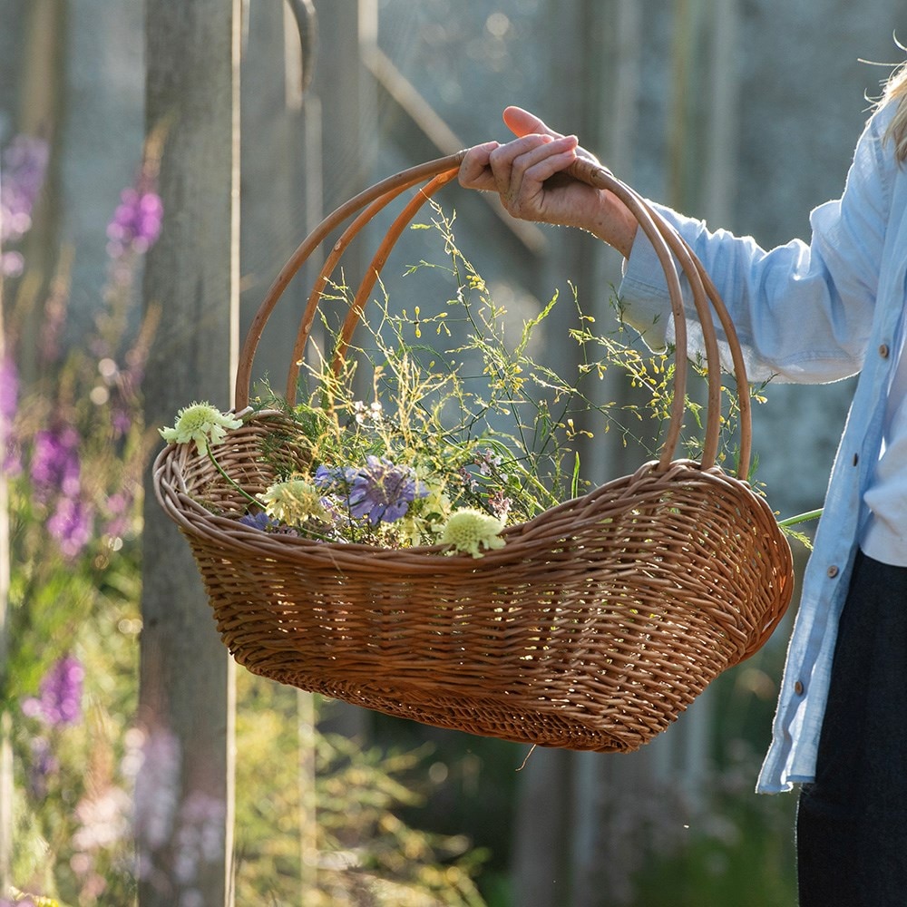 Kitchen garden flower trug