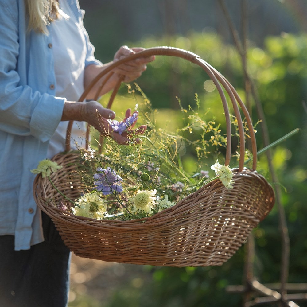 Kitchen garden flower trug