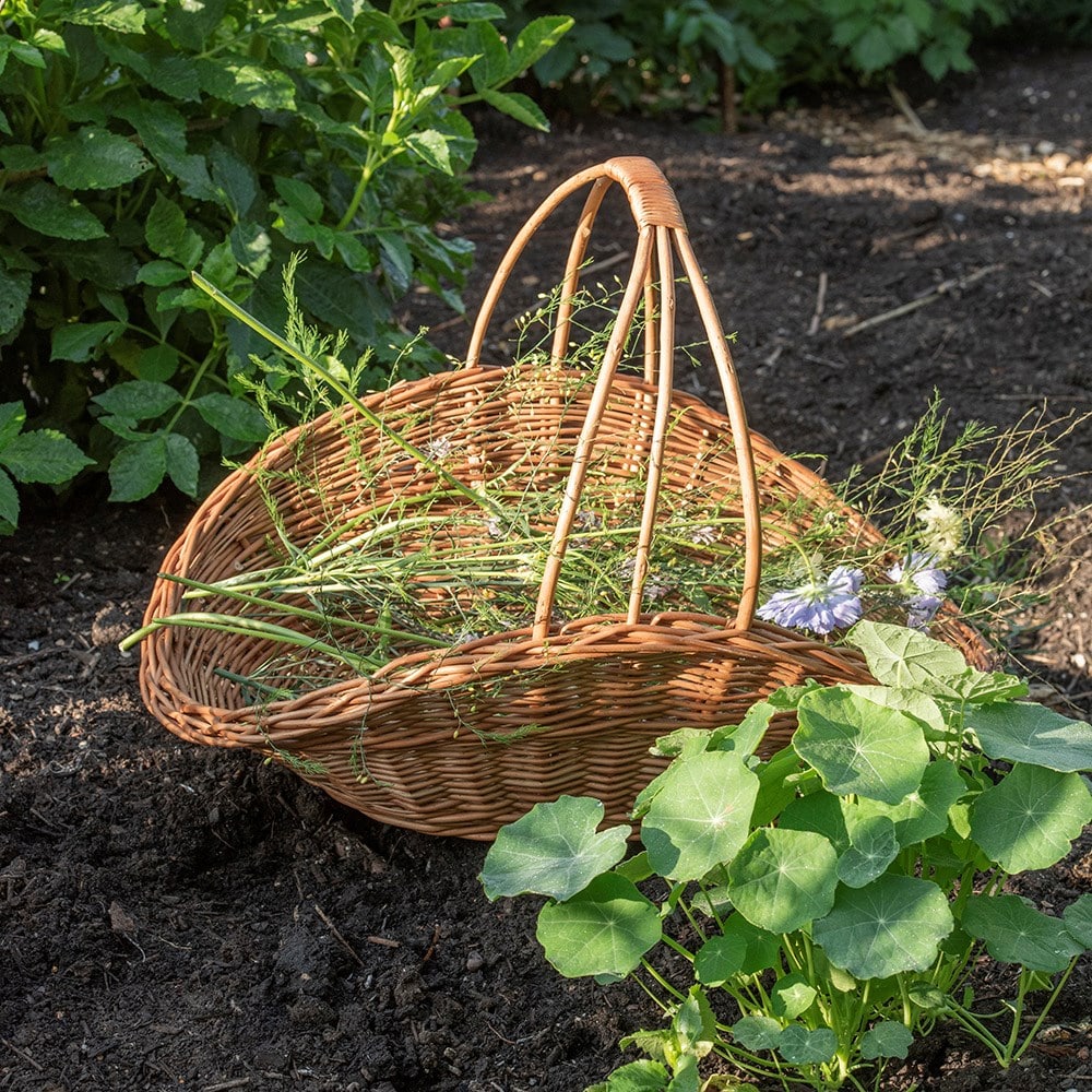 Kitchen garden flower trug