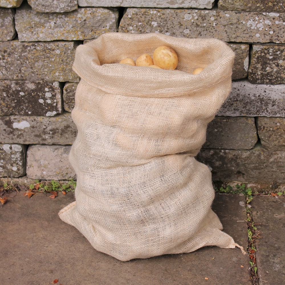 Hessian potato sacks - pack of 2
