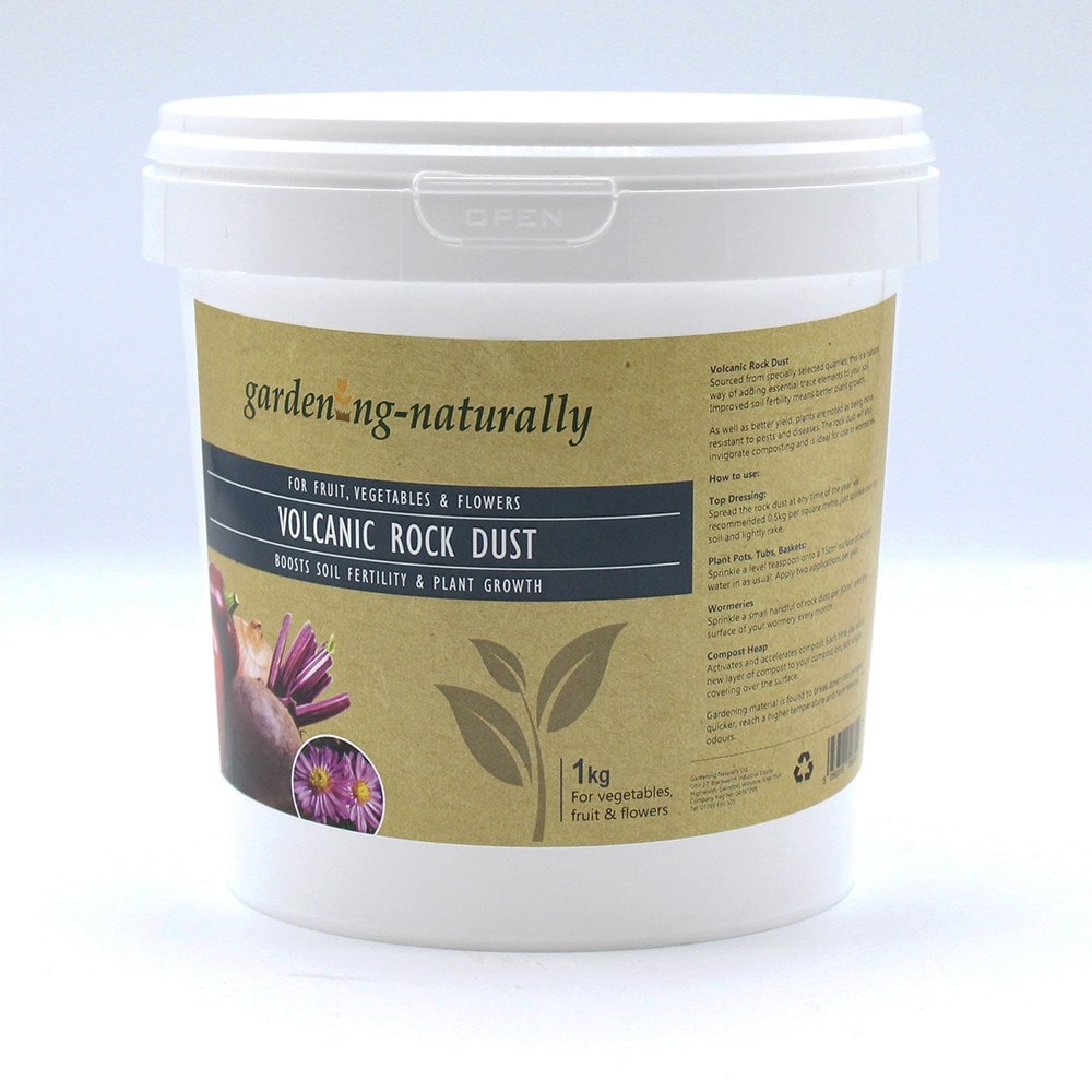 Volcanic rock dust