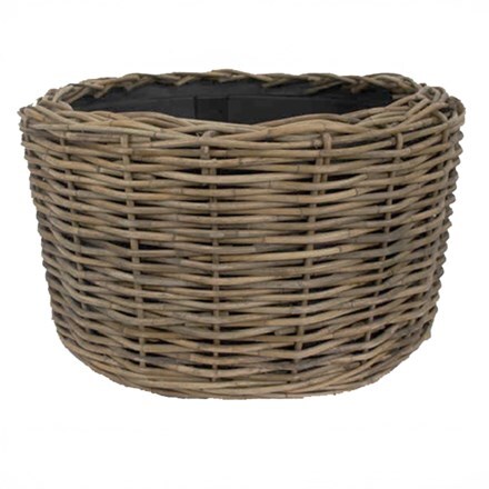Extra large rattan planter