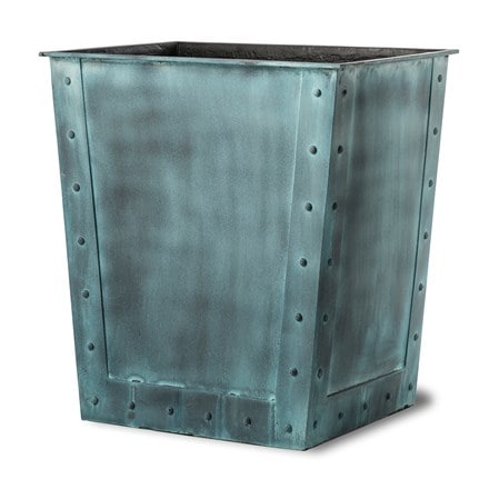 Lightweight beaten copper effect dip tank