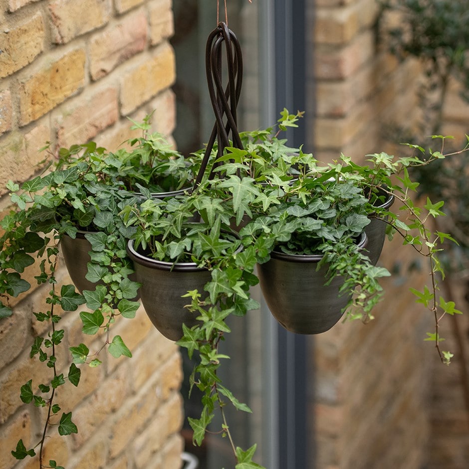 Hanging chandelier pots