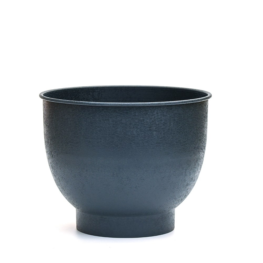 Pot with step base - teal