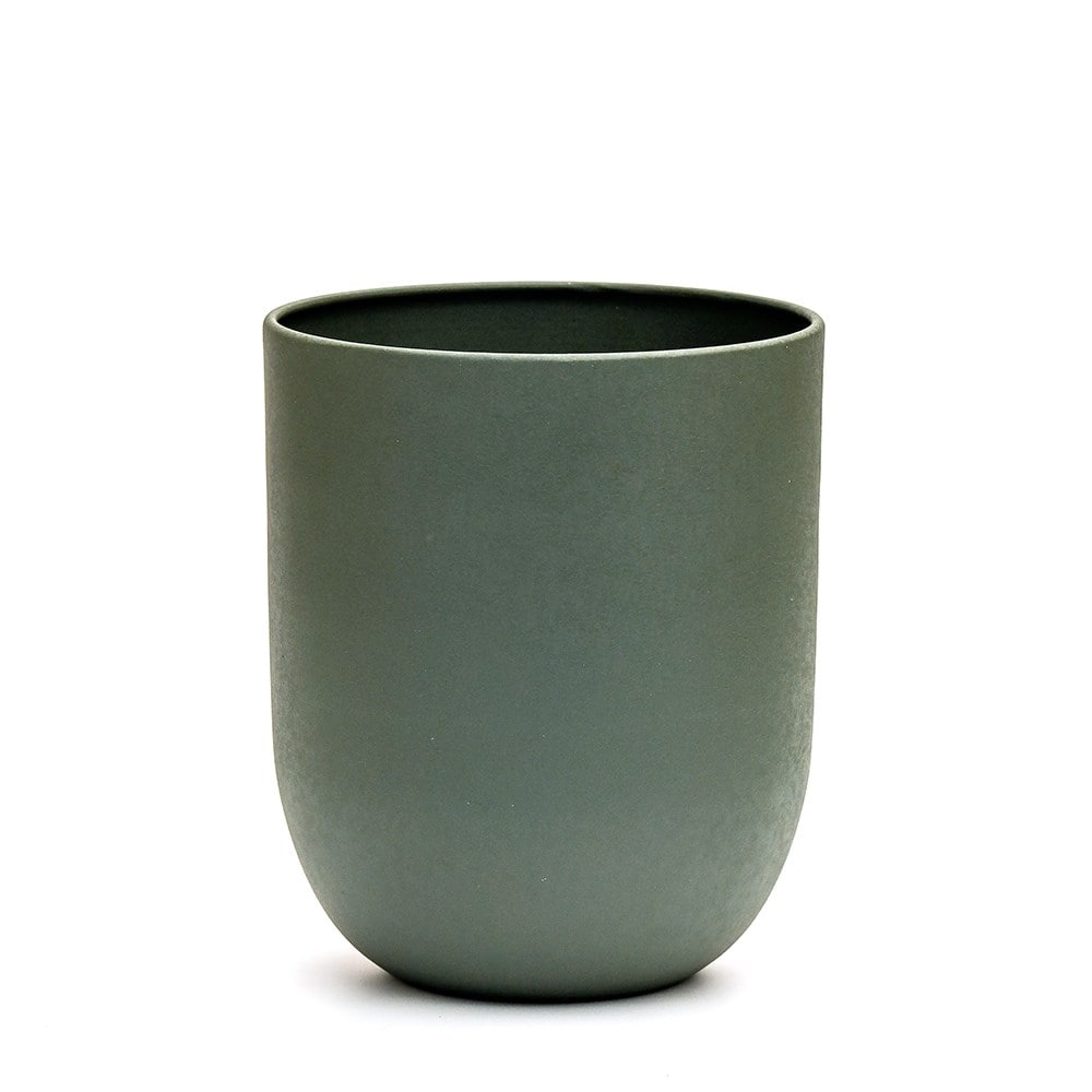 Straight sided pot - teal