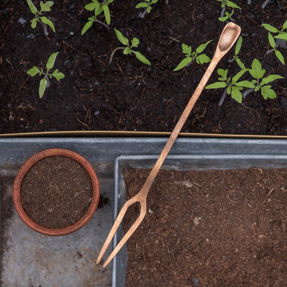 Seedling pricker - copper